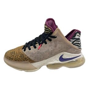 2022 Nike Lebron 19 SAFARI Low Size 10.5 Basketball Sneakers (Retail Price $160)
